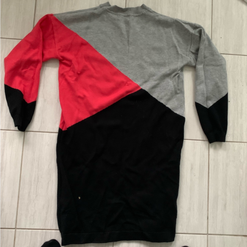 Modcloth Geometric Sweater Dress size 8